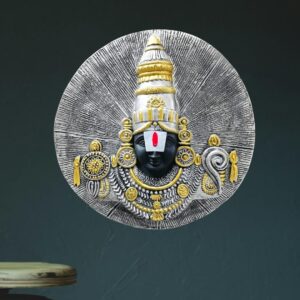 Tirupati Balaji Face Wall Hanging Resin Showpiece