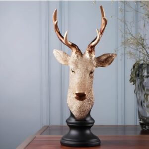 Resin Deer Statue for Home & Office Decor