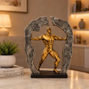 Builder Statue Table Decor