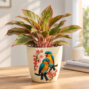 Ceramic Hand Planter Pot for Home Décor (Parrot)