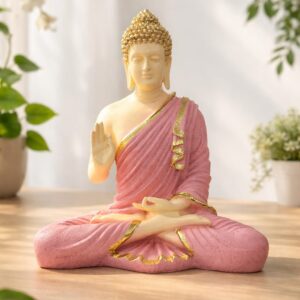 Resin Sitting Buddha Table Decor
